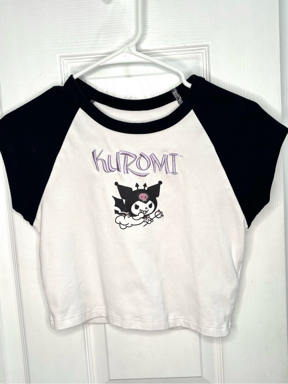 Forever 21 x Hello Kitty and Friends Kuromi Crop Top T-shirt Sanrio